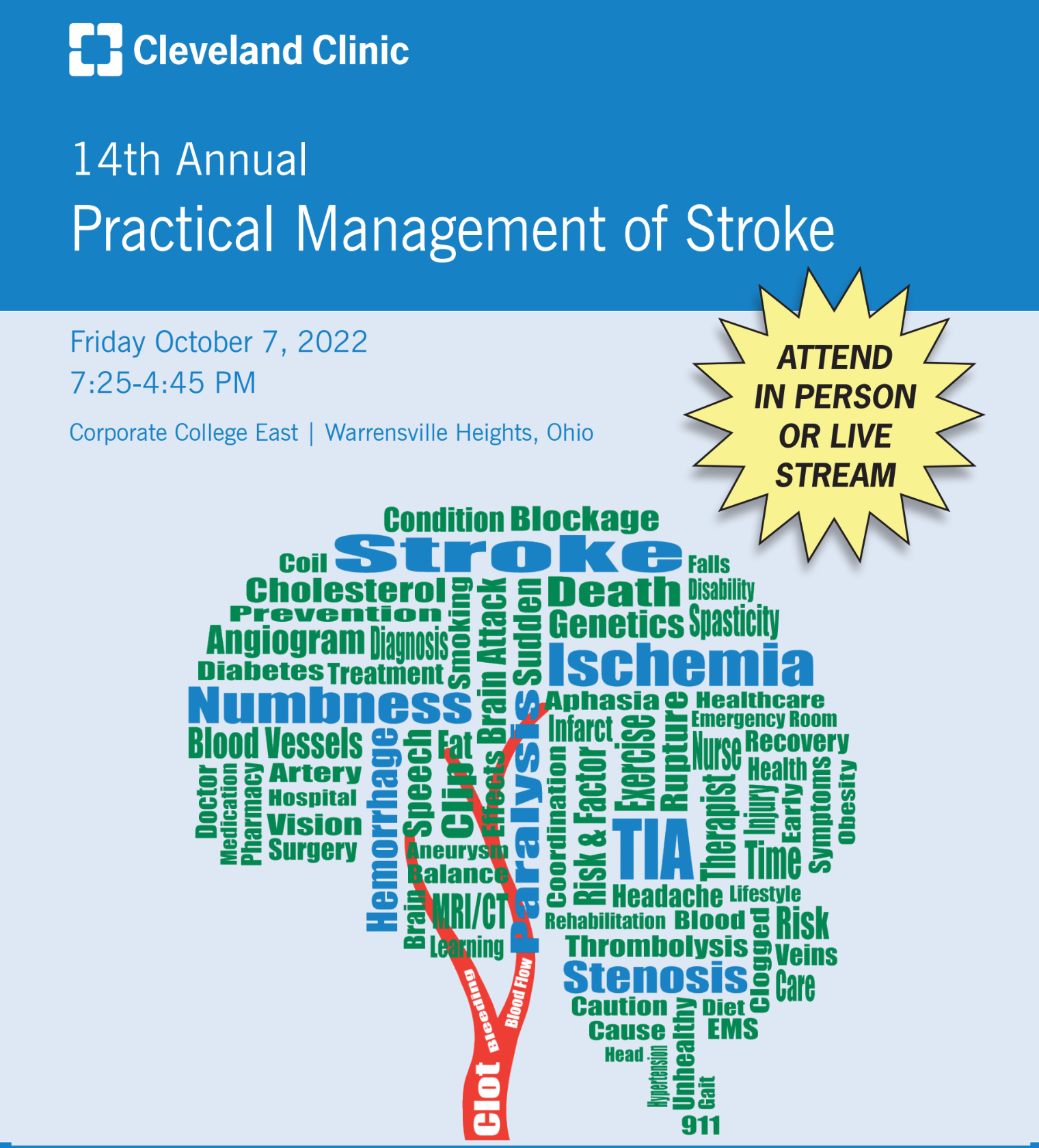 Cleveland Clinic 14th Annual Practical Management of Stroke 2022
