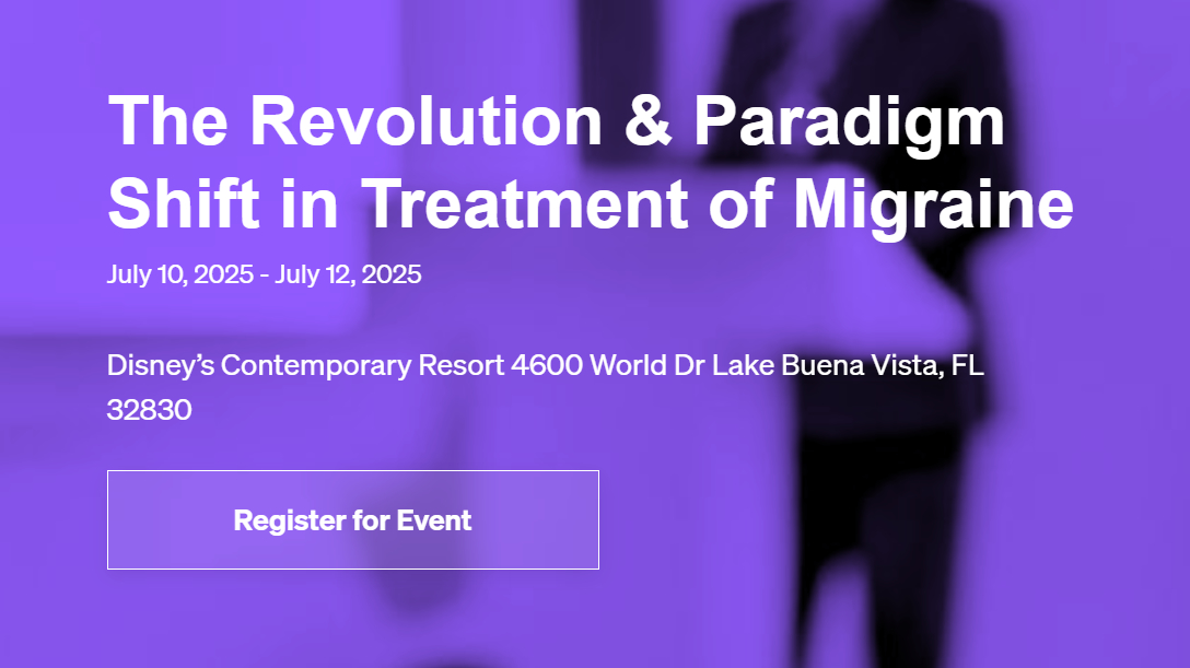 Diamond Education Foundation The Revolution & Paradigm Shift in Treatment of Migraine 2025