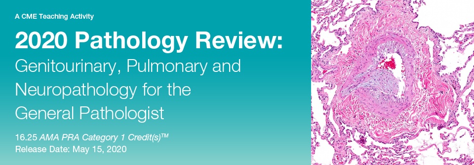 DocmedED 2020 Pathology Review Genitourinary, Pulmonary and Neuropathology for the General Pathologist