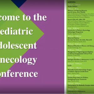 Hackensack Meridian Children's Health Pediatric Adolescent Gynecology Conference 2022