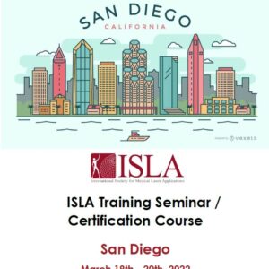 International Society of Medical Laser Applications Training Seminar & Certification Course 2022