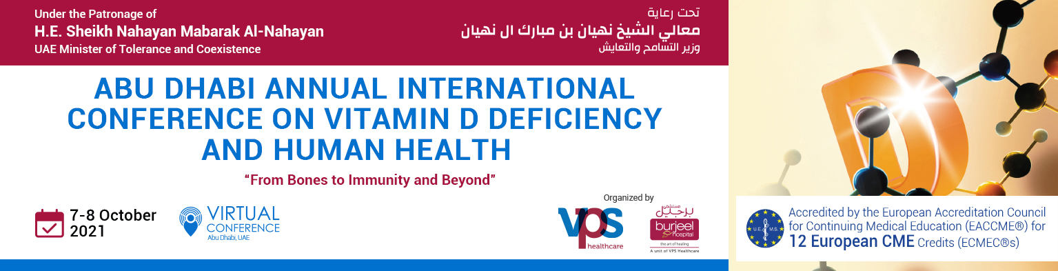 MENA Conference Abu Dhabi Annual International Conference on Vitamin D Deficiency and Human Health 2021