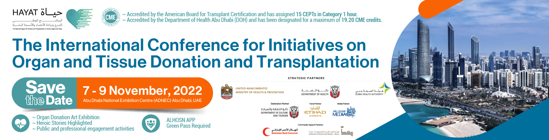 MENA Conference The International Conference for Initiatives on Organ and Tissue Donation and Transplantation 2022