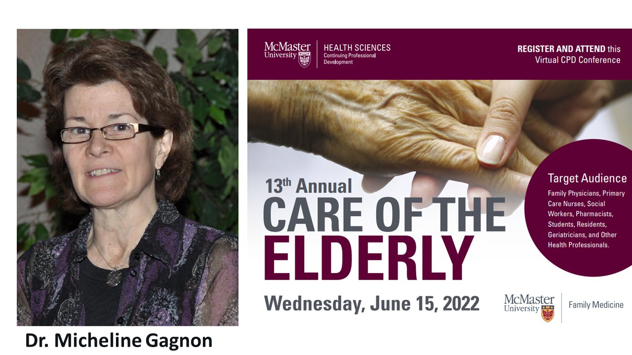 McMaster University 13th Annual Care of the Elderly 2022