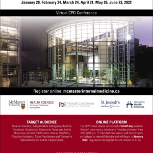 McMaster University 13th Annual McMaster University Review Course in Internal Medicine 2022