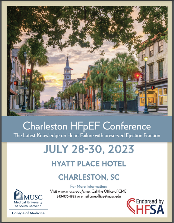 Medical University of South Carolina Charleston HFpEF Conference 2023