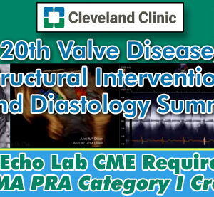 Meetings By Mail 20th Valve Disease, Structural Interventions and Diastology Summit 2018