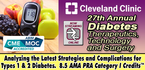 Meetings By Mail Cleveland Clinic 27th Annual Diabetes Therapeutics, Technology & Surgery 2023
