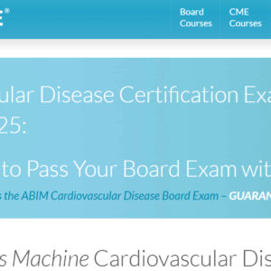 The Passmachine Cardiovascular Disease Board Review 2025 (Lecture + QBank)