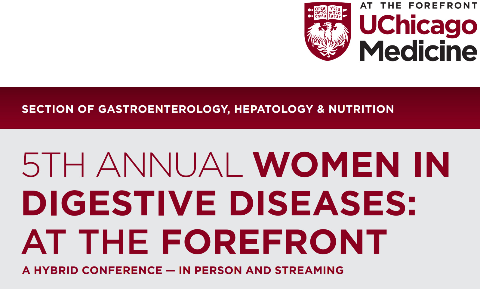 UChicago Medicine 5th Annual Women in Digestive Diseases At the Forefront 2023