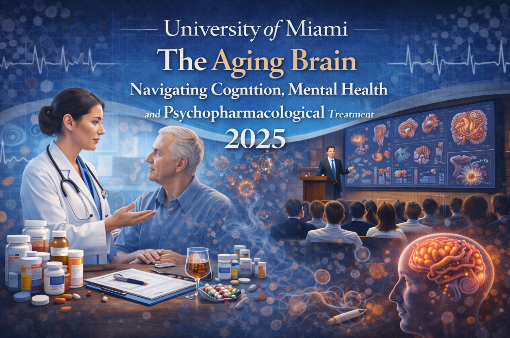 University of Miami The Aging Brain Navigating Cognition, Mental Health and Psychopharmacological Treatment 2025