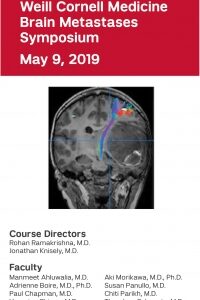 Weill Cornell Medical College Brain Metastases Symposium 2019